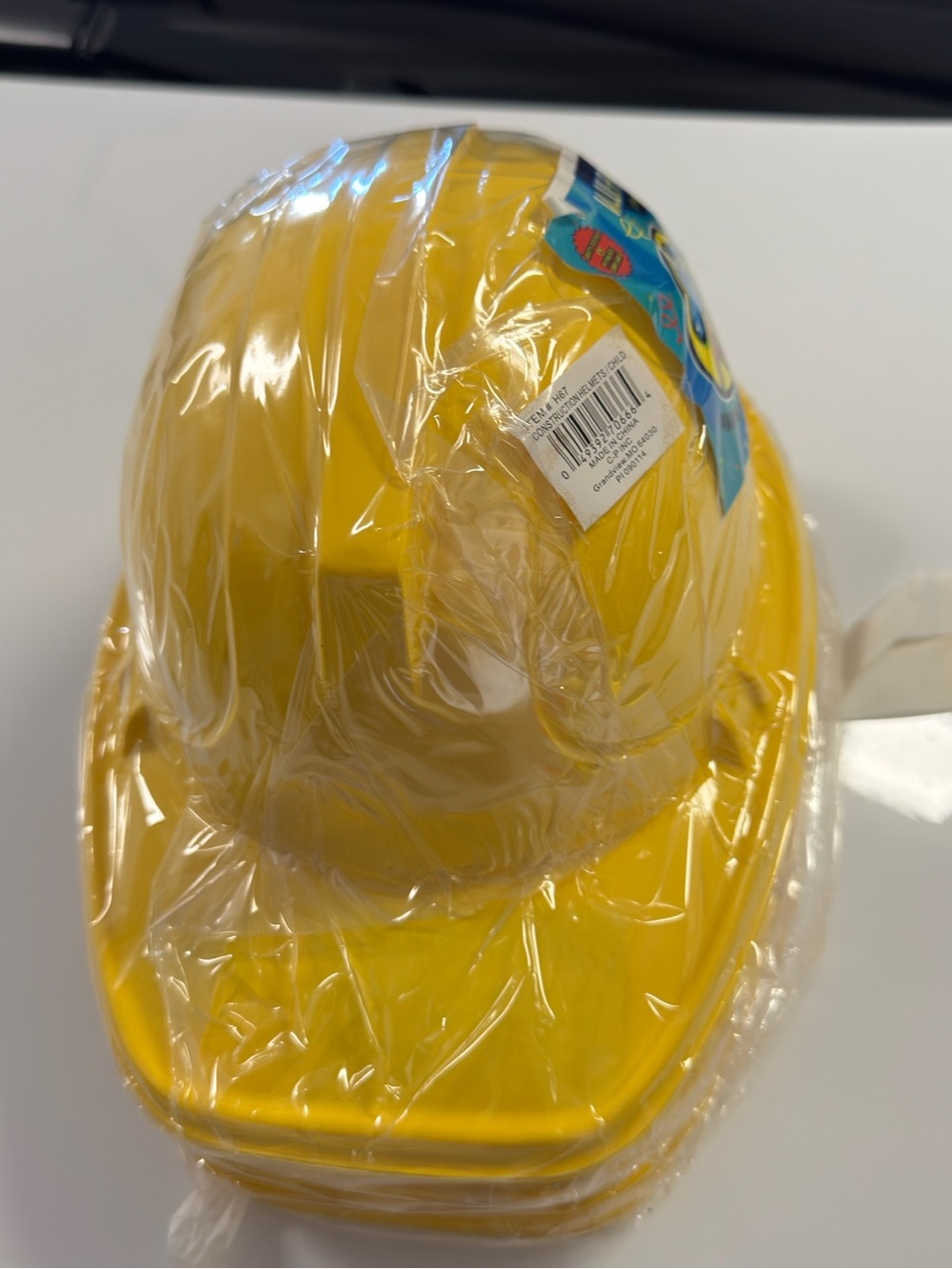 Kids Yellow Construction Hard Hat Toy